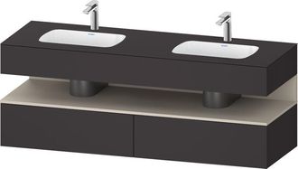 Duravit Qatego Lavabo Encastrado Con Base De Lavabo Consola, - Duravit