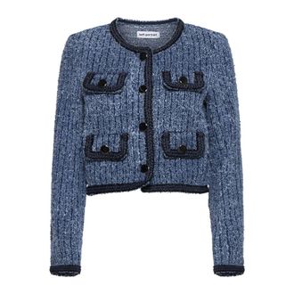 Self Portrait Mujer, Chaquetas, Azul, Talla: L