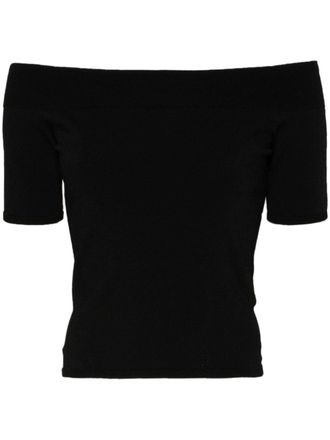 Alexander McQueen Top con spalle scoperte - Nero