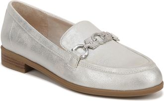 Dr. Scholls Shoes Womens Rate Adorn Slip On Casual Loafer, Silver Metallic, 4 UK
