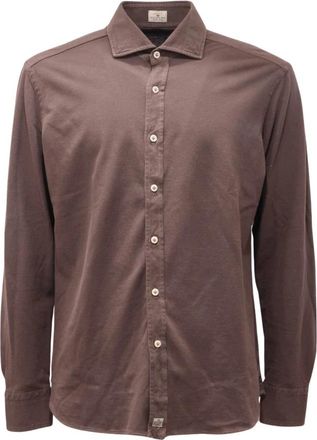 Sonrisa Luxe Shirt - Heren - Casual Overhemden - Bruin - 2XL - Katoen - Overhemden
