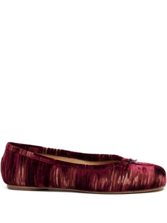 Maison Margiela Tabi ballet flats - Red