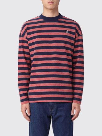 Jil Sander Striped Long-Sleeved Cotton T-Shirt with Embroidered Logo