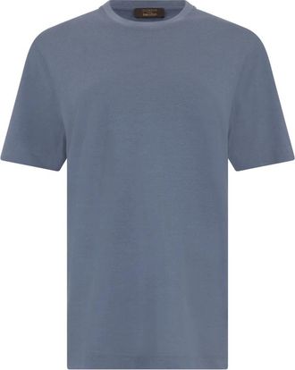 Slowear Slim-fit Ice Cotton T-shirt - Heren - T-shirts - Blauw - XL - Katoen - Tops