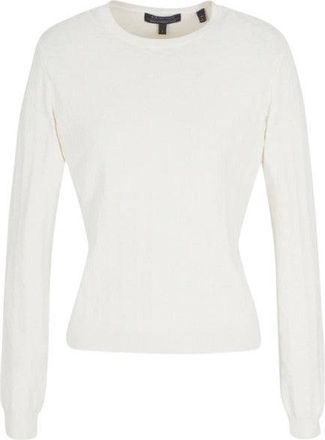 A|X Armani Exchange Cream Knit Sweater