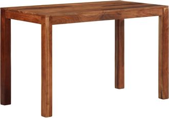 vidaXL Tavolo Da Pranzo 120x60x76 Cm In Legno Massello Di Acacia Vidaxl