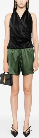 Tom Ford Stretch Silk Satin Pj Shorts