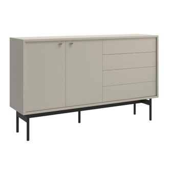 Selsey Selsey - Olar - Aparador Con 2 Puertas Y 2 Cajones - 154 Cm - Greige