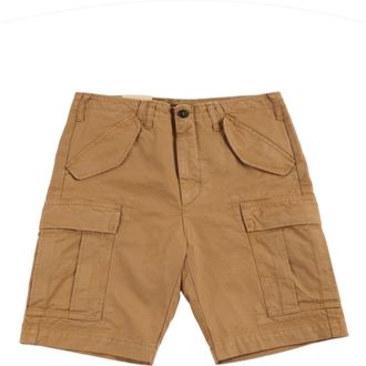 Fortela Minert Cotton Pocket Bermuda in Camel at Nordstrom, Size 38 Eu