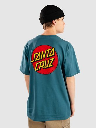 Santa Cruz Classic Dot Chest T-Shirt blu
