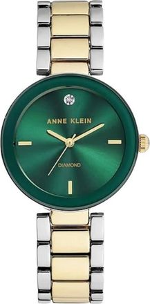 Anne Klein Classic Green Dial Ladies Watch AK-1363GNTT