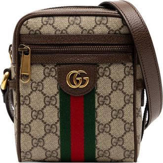 Gucci Pre-owned Gucci Mini GG Supreme Ophidia Crossbody Ladies 598127 520981