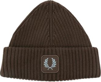 Fred Perry Berretto con applicazione logo - Marrone