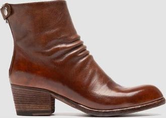 Officine Creative Wade 002 Leather Western Boots in Light Brown at Nordstrom, Size 37
