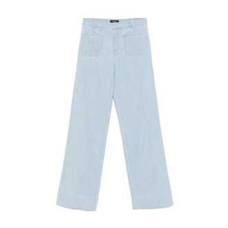 A.P.C. Straight Fit Jeans, female, Blue, W29, Denim Jeans with Front Press-Stud Fastening