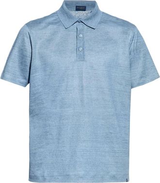 Paul & Shark linen polo shirt - men - Linen/Flax - S - Blue