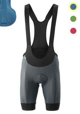 Gonso Fahrradhose GONSO SITIVO Bib M, Damen, Gr. 4XL, Normalgr&ouml;ssen, blau (hellblau), 65% Polyamid, 35% Elasthan, Hosen Fahrradhose, Herren Radhose, Radlerh