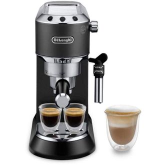 DeLonghi Dedica Style Cafetera Manual Espresso Y Capuccino Ec685.bk Negro - Delonghi