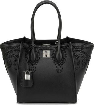 Ermanno Scervino Tassen, Dames, Zwart, ONE Size, Leer, Maggie Bag