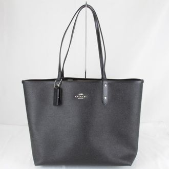 Coach Black Pvc Tote Bag (Pre-Owned)