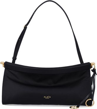 Alaia Black Le Click East West Medium Shoulder Bag