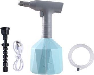 OEM Pulverizador El&eacute;ctrico Con Boquilla De Nebulizaci&oacute;n, Regadera Port&aacute;til Para C&eacute;sped Y Jard&iacute;n (azul, 1 L)