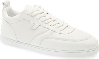 Christian Louboutin SK VI Low Top Sneaker in Wh01-White at Nordstrom, Size 44.5