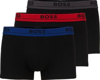 HUGO BOSS Boxershorts met herenlogo (3-pack) (Veelkleurig)