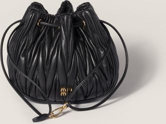Miu Miu Matelassé nappa leather pouch