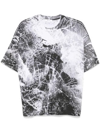 Alexander McQueen T-shirt con stampa - Nero