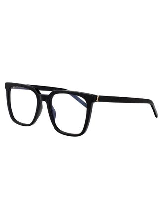 Saint Laurent SLM146 Optical Black Acetate Eyeglasses - Black