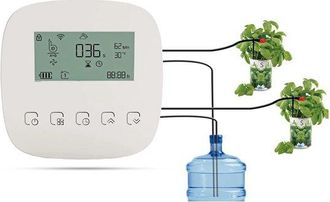No Brand Equipo Hidrop&oacute;nico, Sistema De Riego Autom&aacute;tico Para El Jard&iacute;n Controlado Por Voz/manualmente Operado, Sistema De Riego Por Goteo Alimentado Por Energ