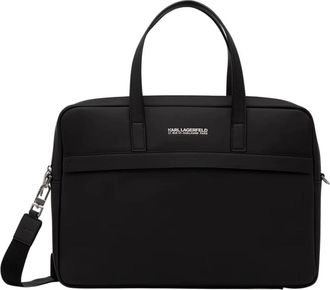 Karl Lagerfeld Tassen, Heren, Zwart, ONE Size, K/Essential Laptop Bag