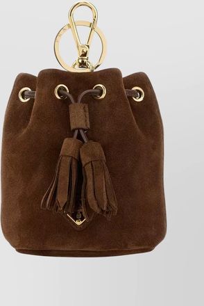 Prada suede leather pouch