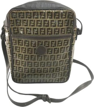 Fendi Pre-owned Canvas fendi-bags - Dames - Vintage Schoudertas - Beige - ONE Size - Vintage