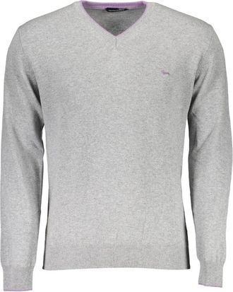 Harmont & Blaine V-neck Truien - Heren - V-hals truien - Grijs - 2XL - Wol - Truien & Vesten