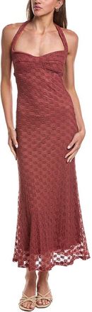 Bardot Mariko Halter Neck Maxi Dress