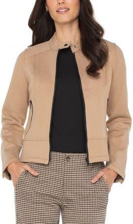 Liverpool L.A. Biker Jacket in Camel at Nordstrom Rack, Size X-Large