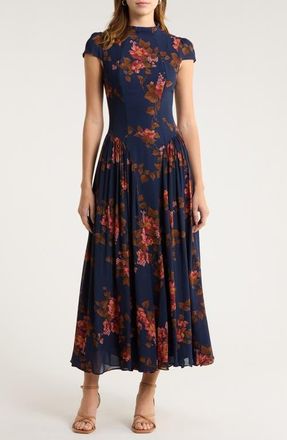 Reformation Maven Floral Print Maxi Dress in Lyric at Nordstrom, Size 4