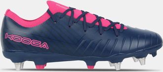Kooga KooGa Rugbyschoenen voor heren, Rapid, voor zachte ondergrond (Marine / Roze)