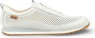 Pikolinos Pikolinos Mens White Leather Elastic Slip-on Sneaker Trainers Shoes - Liverpool