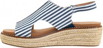 Corkys Footwear Womens Ready Or Not Sandals In Navy White Stripe