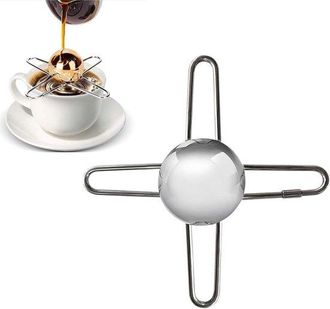 OEM Bola De Enfriamiento Reutilizable De Acero Inoxidable Para Espresso, Caf&eacute;, C&oacute;cteles Y Bourbon: Perfecta Para Enfriar Hielo