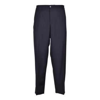 BRIGLIA 1949 Heren, Broeken, Blauw, Maat: XL Wol