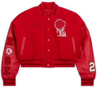 Nike Jordan (WMNS) Air Jordan x Teyana Taylor Varsity Jacket Asia Sizing Gym Red FB2643-687