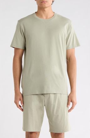 Nordstrom Rack Sleep Basics Lounge T-Shirt in Green Seagrass at Nordstrom Rack, Size X-Large