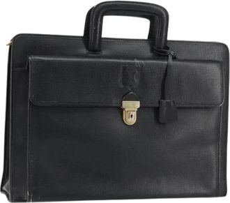 Celine Pre-owned Handbags, female, Black, Size: ONE SIZE Pre-owned Leather Handbag