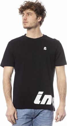 Invicta Zwart T-shirt met logo print - Heren - T-shirts - Zwart - 2XL - Tops