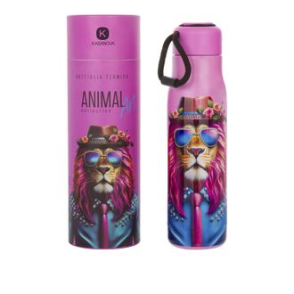 KASANOVA Bottiglia termica 500 ml Leone Animal Collection