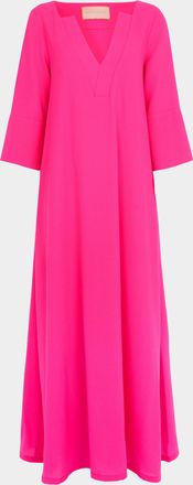 Marta Ferri Genova Wool Kaftan Dress